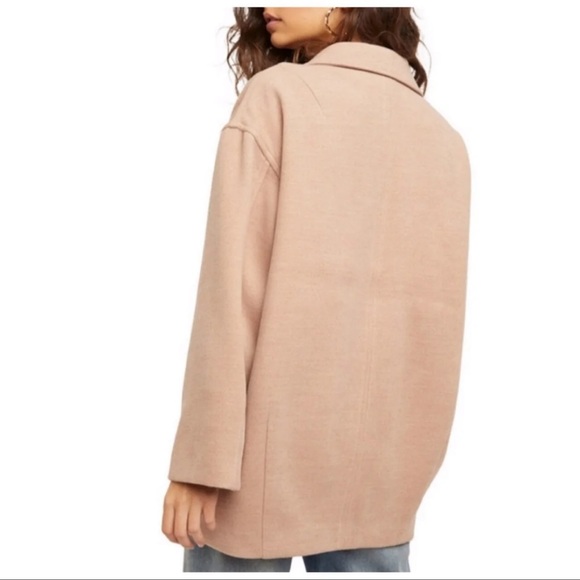 NWT! Free People Oversized Blazer, L - Picture 4 of 16